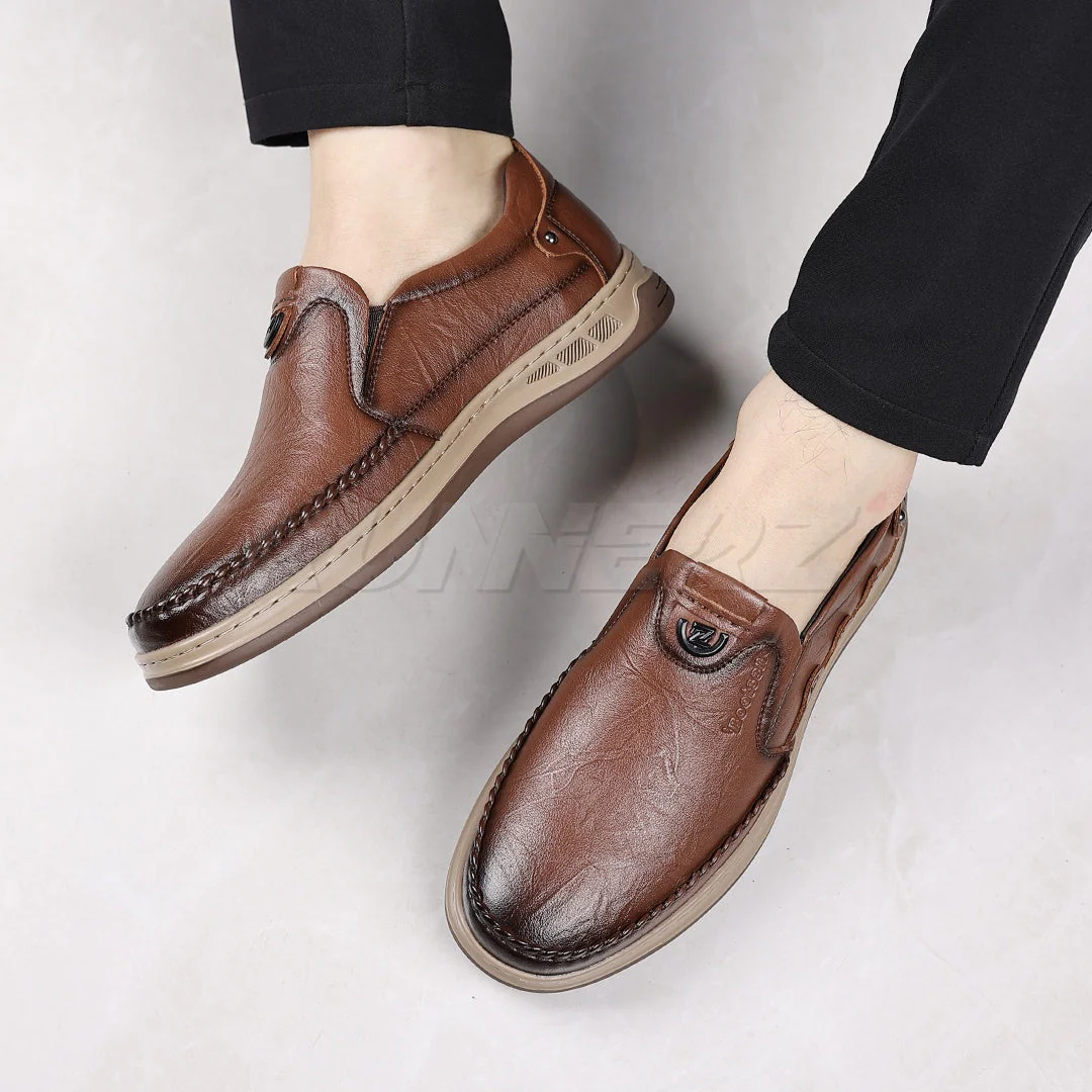 Buy Chester Men’s Leather Slip-On Shoes Online in Pakistan – Premium Comfort, Style & Durability T-7808 - Image 13