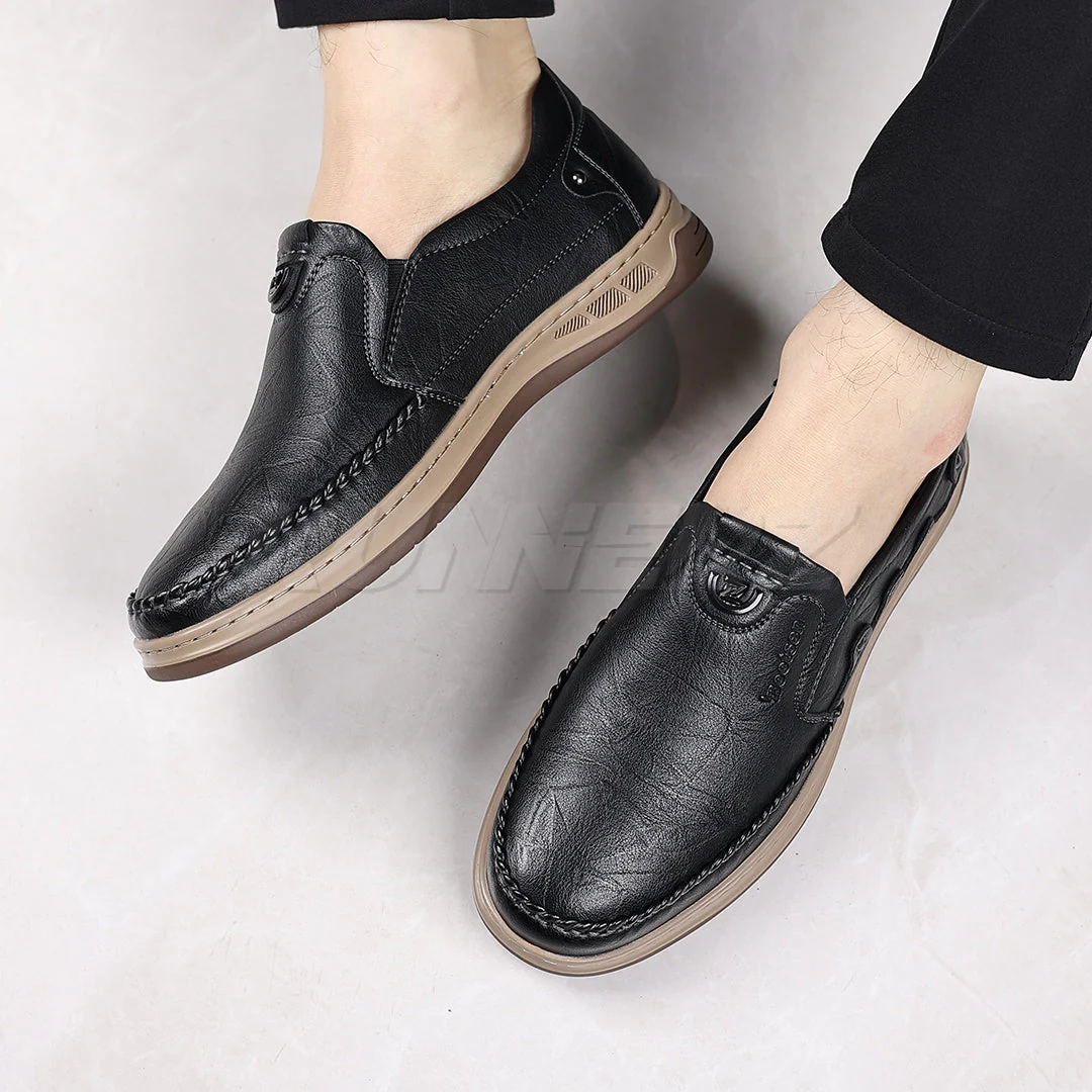 Buy Chester Men’s Leather Slip-On Shoes Online in Pakistan – Premium Comfort, Style & Durability T-7808 - Image 15