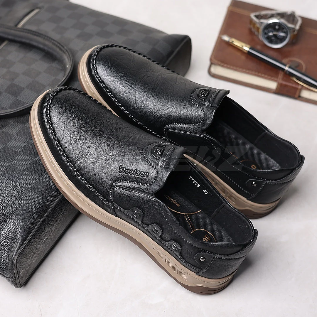 Buy Chester Men’s Leather Slip-On Shoes Online in Pakistan – Premium Comfort, Style & Durability T-7808 - Image 9