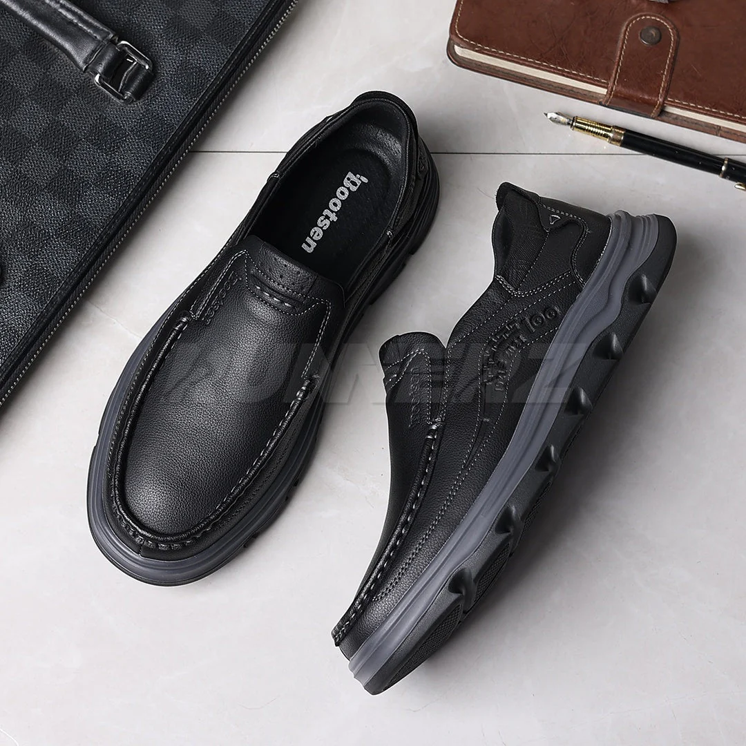 Buy Lightweight Genuine Leather Slip-On Shoes for Men in Pakistan | Medicated Comfort | Flat 20% OFF + Free Delivery Nationwide - SKU-7815 - Image 11