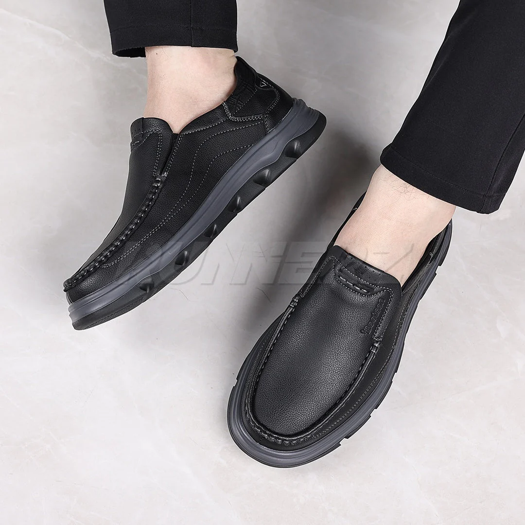 Buy Lightweight Genuine Leather Slip-On Shoes for Men in Pakistan | Medicated Comfort | Flat 20% OFF + Free Delivery Nationwide - SKU-7815 - Image 14