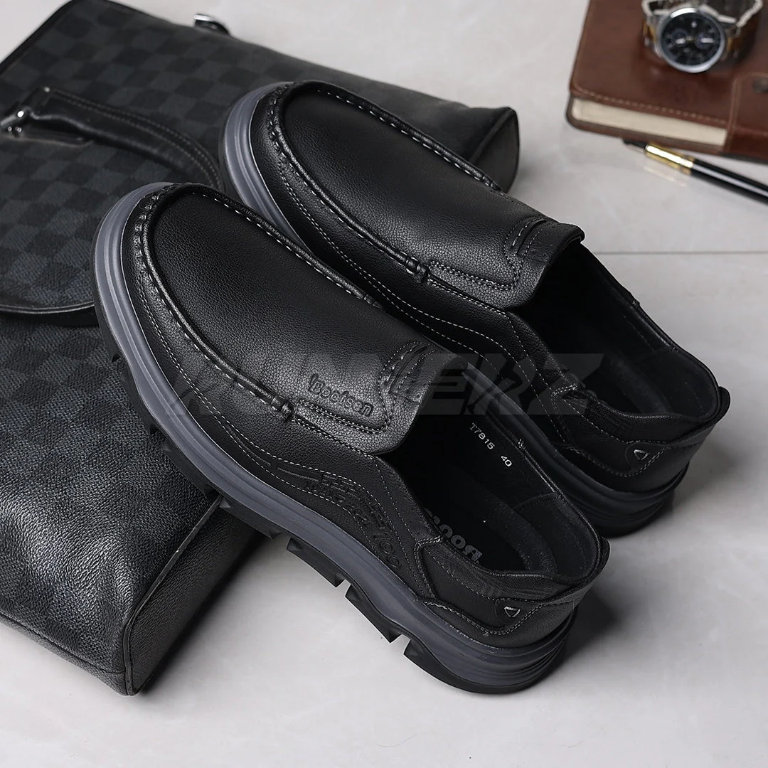 Buy Lightweight Genuine Leather Slip-On Shoes for Men in Pakistan | Medicated Comfort | Flat 20% OFF + Free Delivery Nationwide - SKU-7815 - Image 8