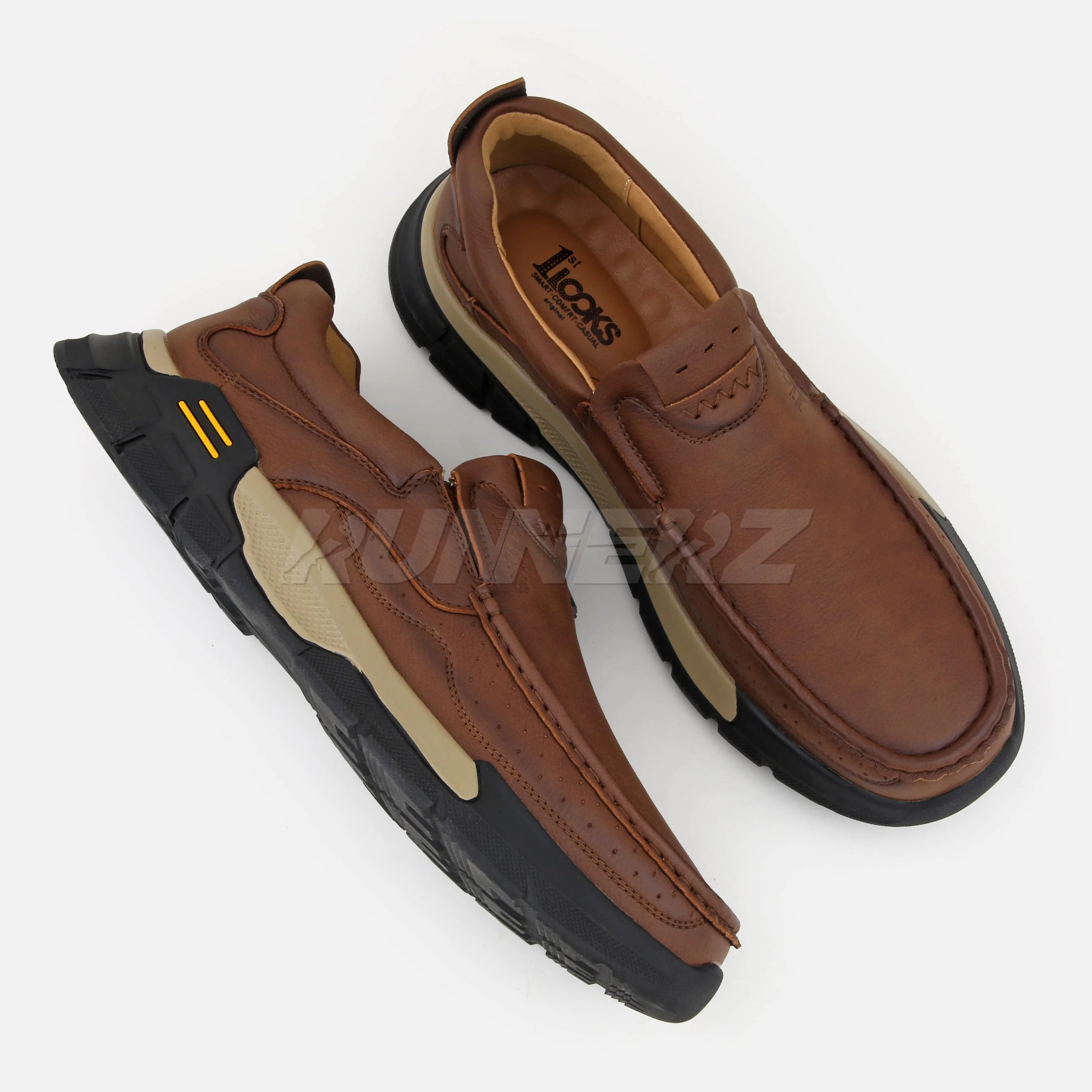Buy Men’s Slip-On Casual & Office Shoes Pakistan – Big Sizes 45-48 | Comfortable Diabetic-Friendly All-Day Wear | SKU-E821-B - Image 8