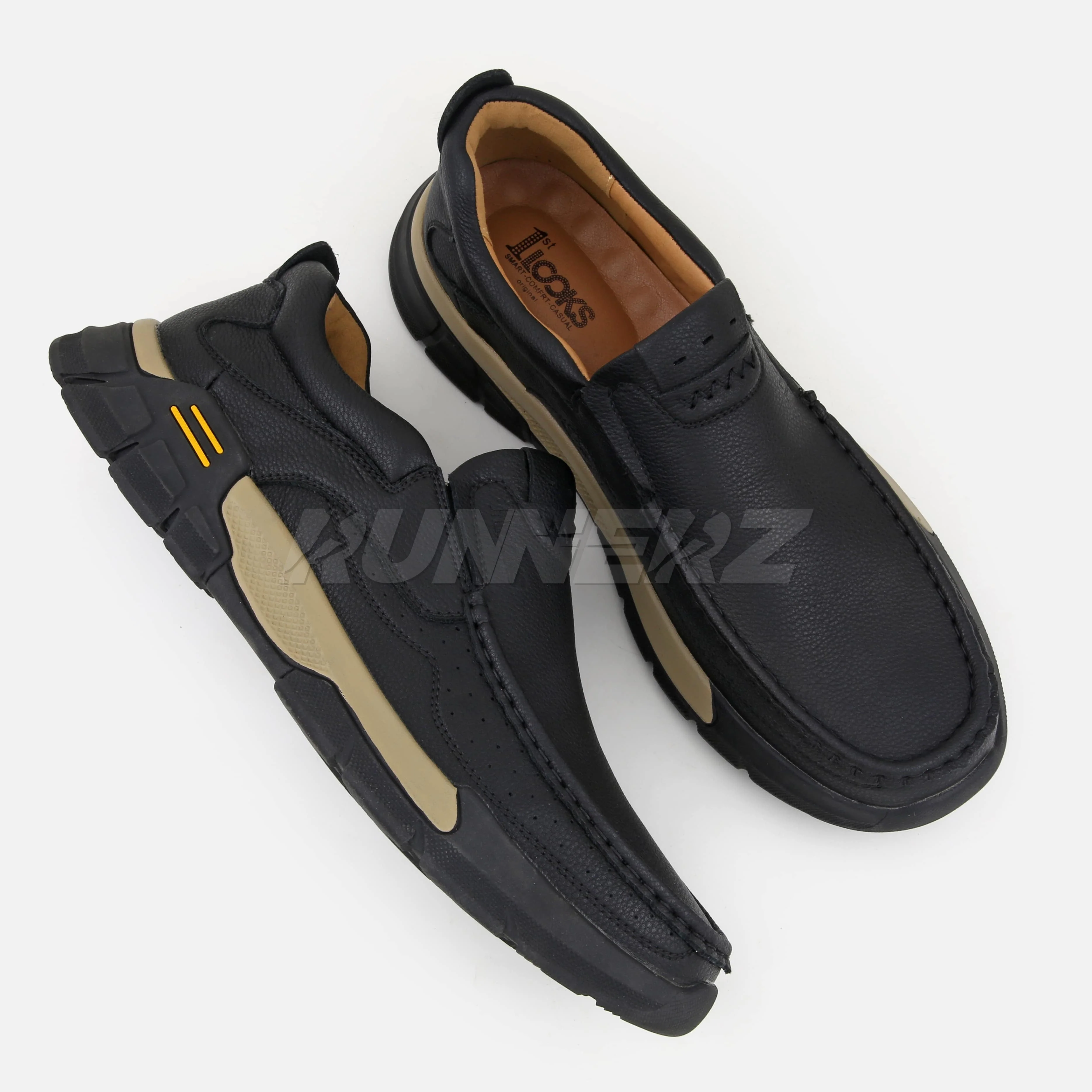 Buy Men’s Slip-On Casual & Office Shoes Pakistan – Big Sizes 45-48 | Comfortable Diabetic-Friendly All-Day Wear | SKU-E821-B - Image 9