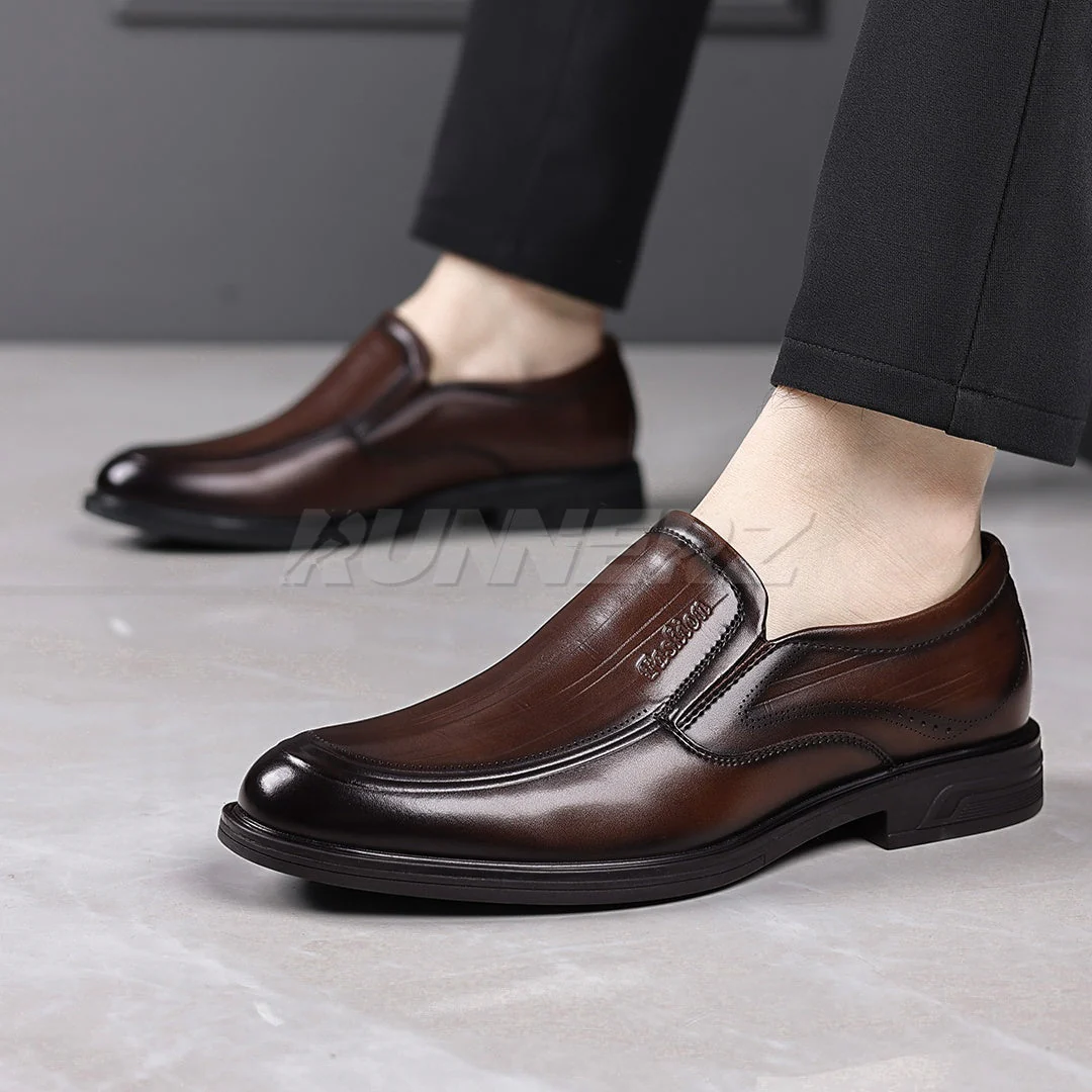 Buy Monarch Men’s Dress Shoes in Pakistan – Premium Formal & Business Slip-On Shoes | Office & Wedding Wear | Free Delivery + COD - SKU-7811 - Image 3