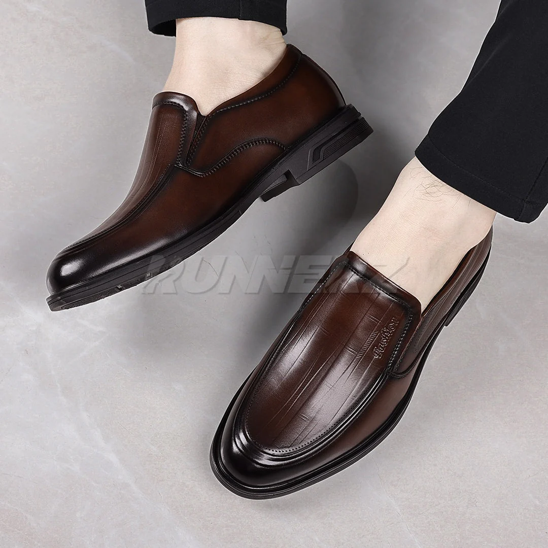 Buy Monarch Men’s Dress Shoes in Pakistan – Premium Formal & Business Slip-On Shoes | Office & Wedding Wear | Free Delivery + COD - SKU-7811 - Image 9