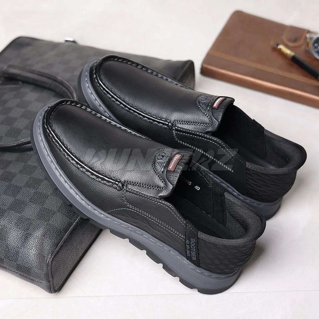 Executive Hands-Free Slip-On Leather Business Shoes for Men in Pakistan | SKU-T-7816 - Image 8