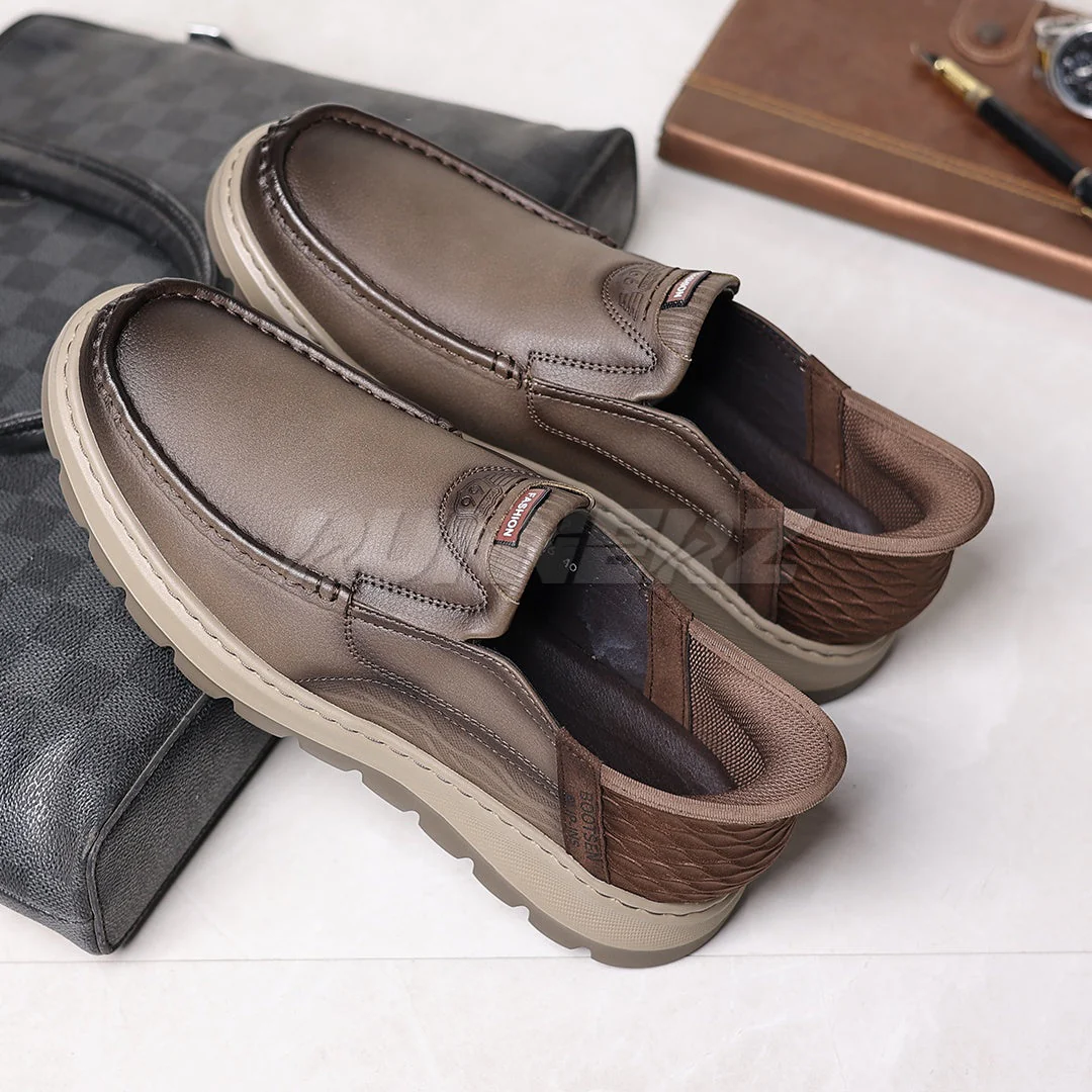 Executive Hands-Free Slip-On Leather Business Shoes for Men in Pakistan | SKU-T-7816 - Image 9