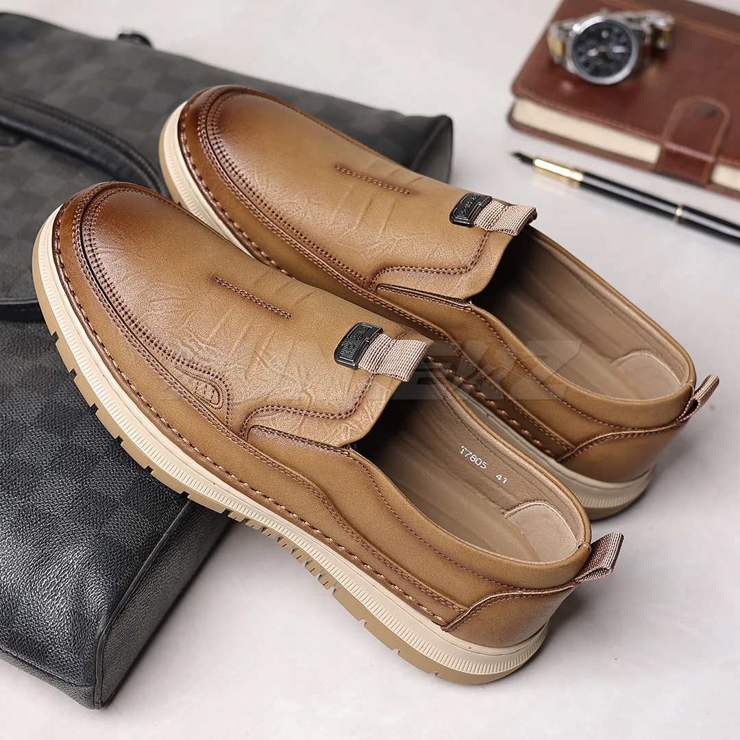 Majesty Executive Glide: Premium Leather Shoes Collection in Pakistan T-7805 - Image 3