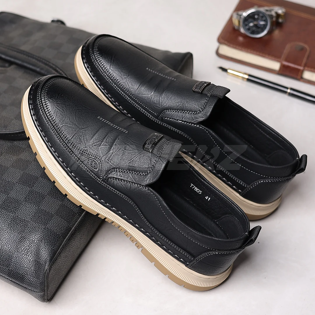 Majesty Executive Glide: Premium Leather Shoes Collection in Pakistan T-7805 - Image 4