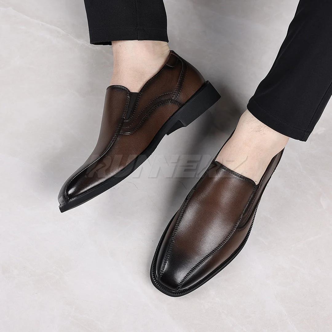 Marwell Genuine Leather Formal Shoes for Men in Pakistan | Premium Slip-On Business Shoes | Flat 10% OFF + Free Delivery | SKU-7813 - Image 3