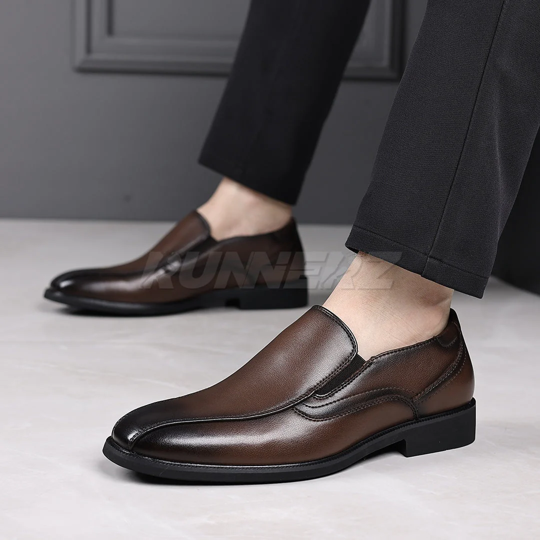 Marwell Genuine Leather Formal Shoes for Men in Pakistan | Premium Slip-On Business Shoes | Flat 10% OFF + Free Delivery | SKU-7813 - Image 4