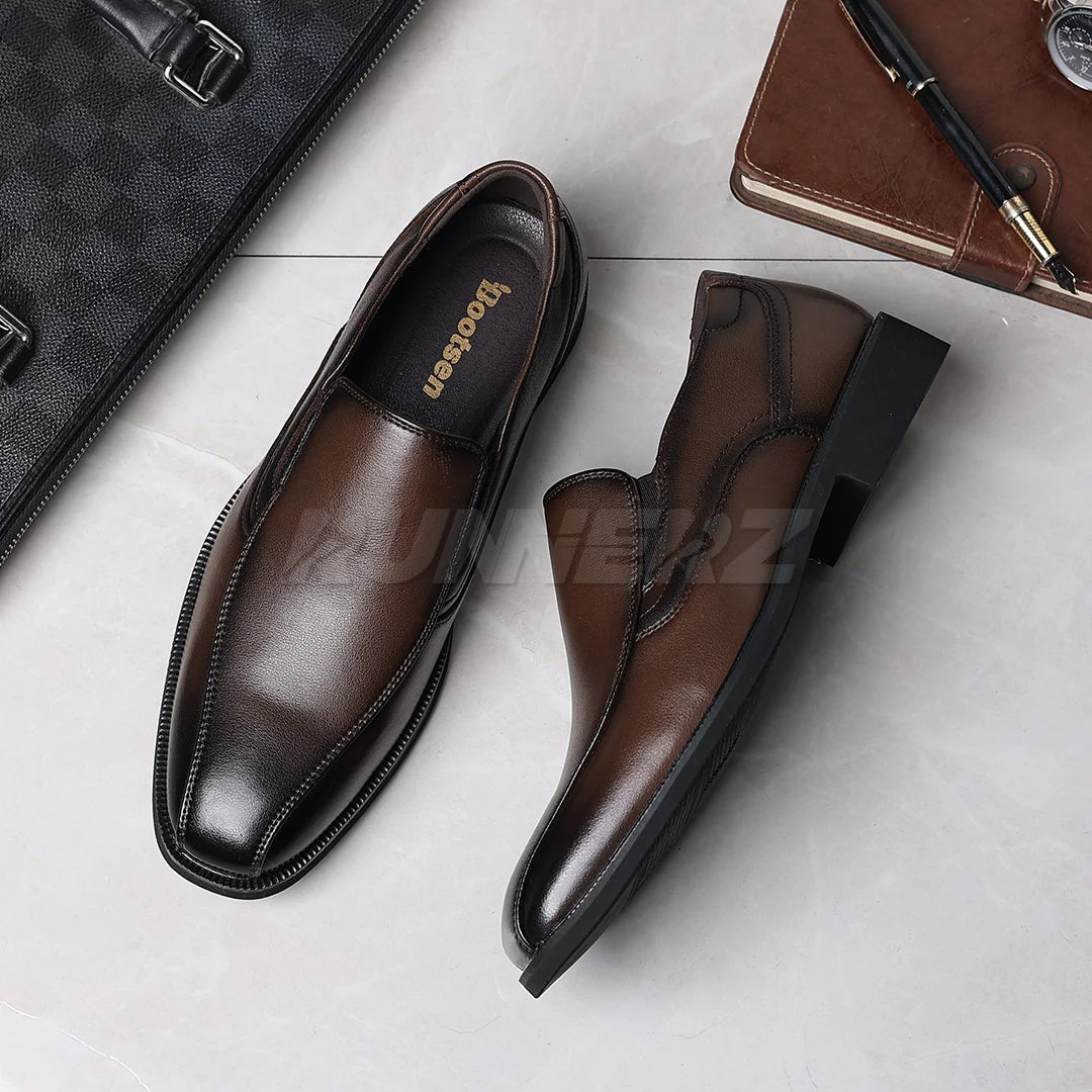 Marwell Genuine Leather Formal Shoes for Men in Pakistan | Premium Slip-On Business Shoes | Flat 10% OFF + Free Delivery | SKU-7813 - Image 5
