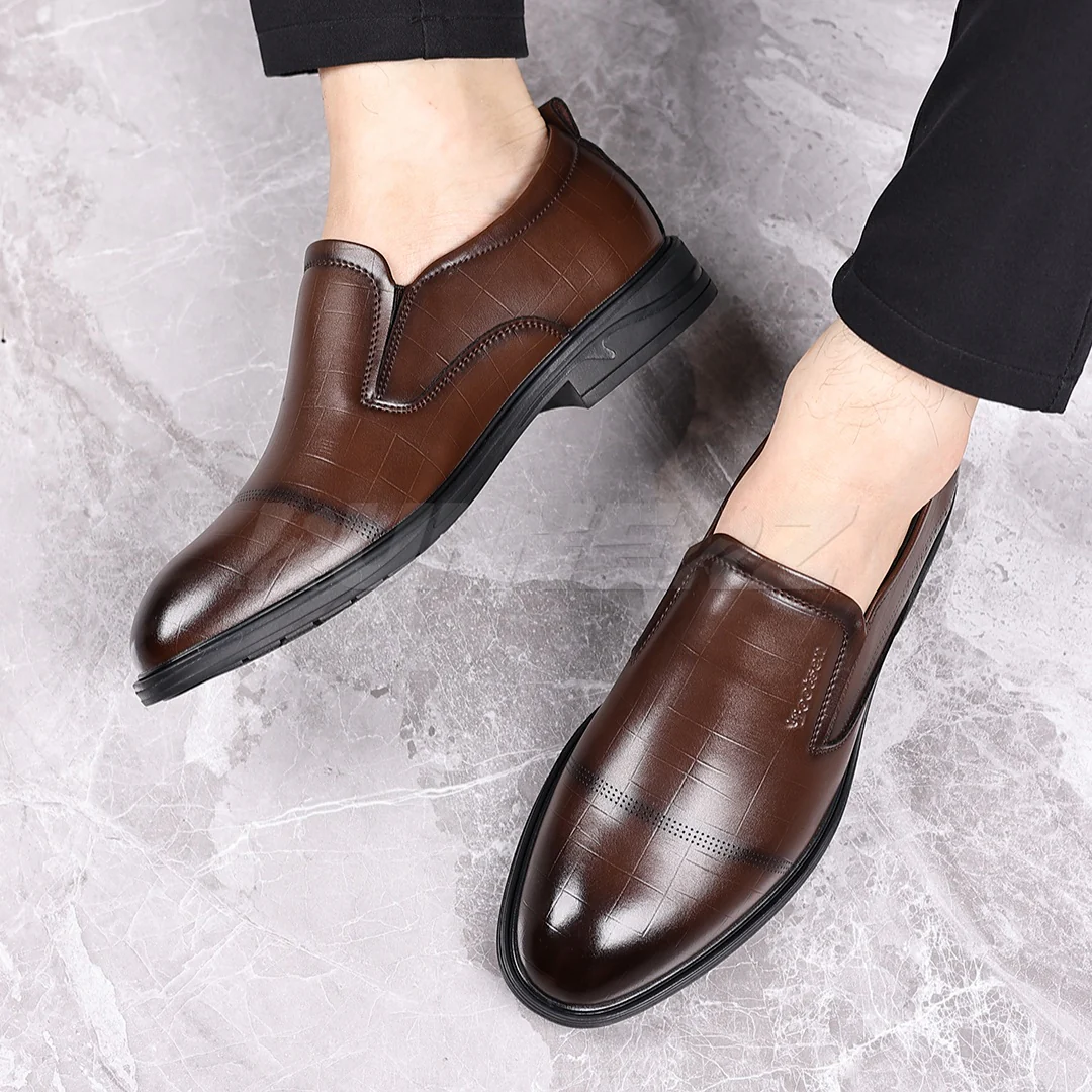Prestige Walk Premium Leather Men's Formal Shoes for Executives in Pakistan T-7803 - Image 5