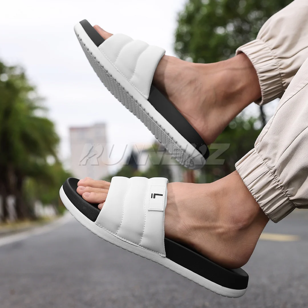 Runnerz Lite Cushioned Cloud Slides for Men – Premium Medicated Comfort Slippers in Pakistan | SKU-250901 - Image 11