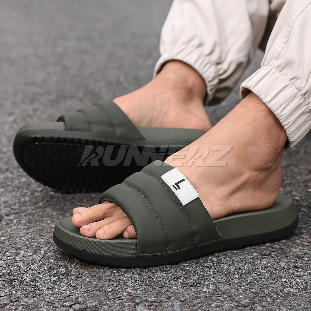 Runnerz Lite Cushioned Cloud Slides for Men – Premium Medicated Comfort Slippers in Pakistan | SKU-250901 - Image 4