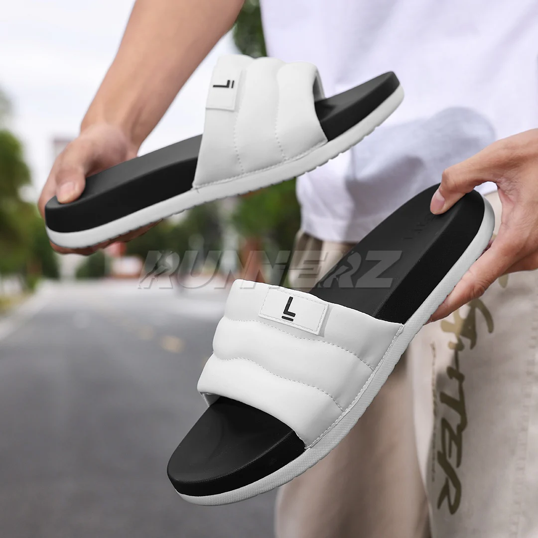 Runnerz Lite Cushioned Cloud Slides for Men – Premium Medicated Comfort Slippers in Pakistan | SKU-250901 - Image 6
