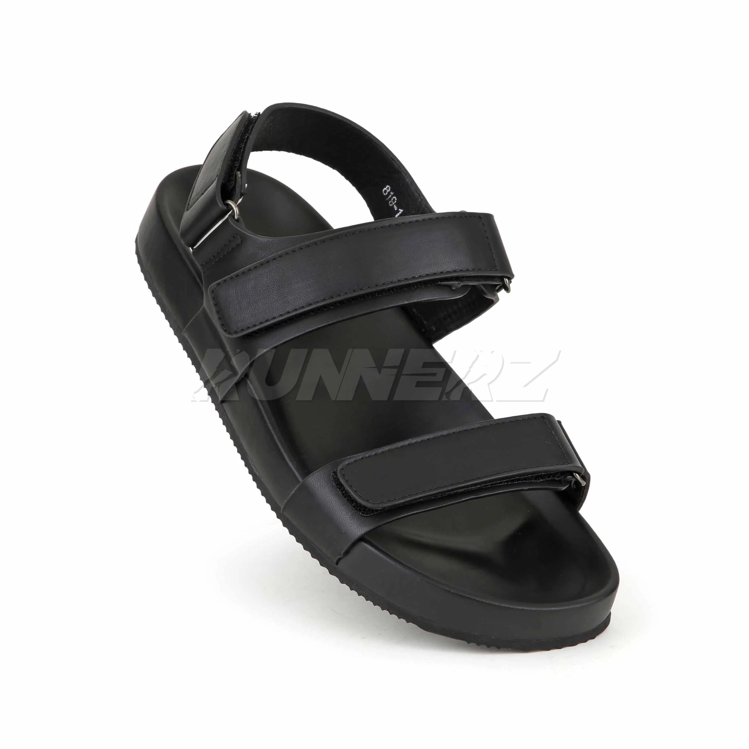 Runnerz Men’s Cushioned Sandals with Arch Support | Premium Leather Non-Slip Sandals Pakistan | SKU-819-1 - Image 3