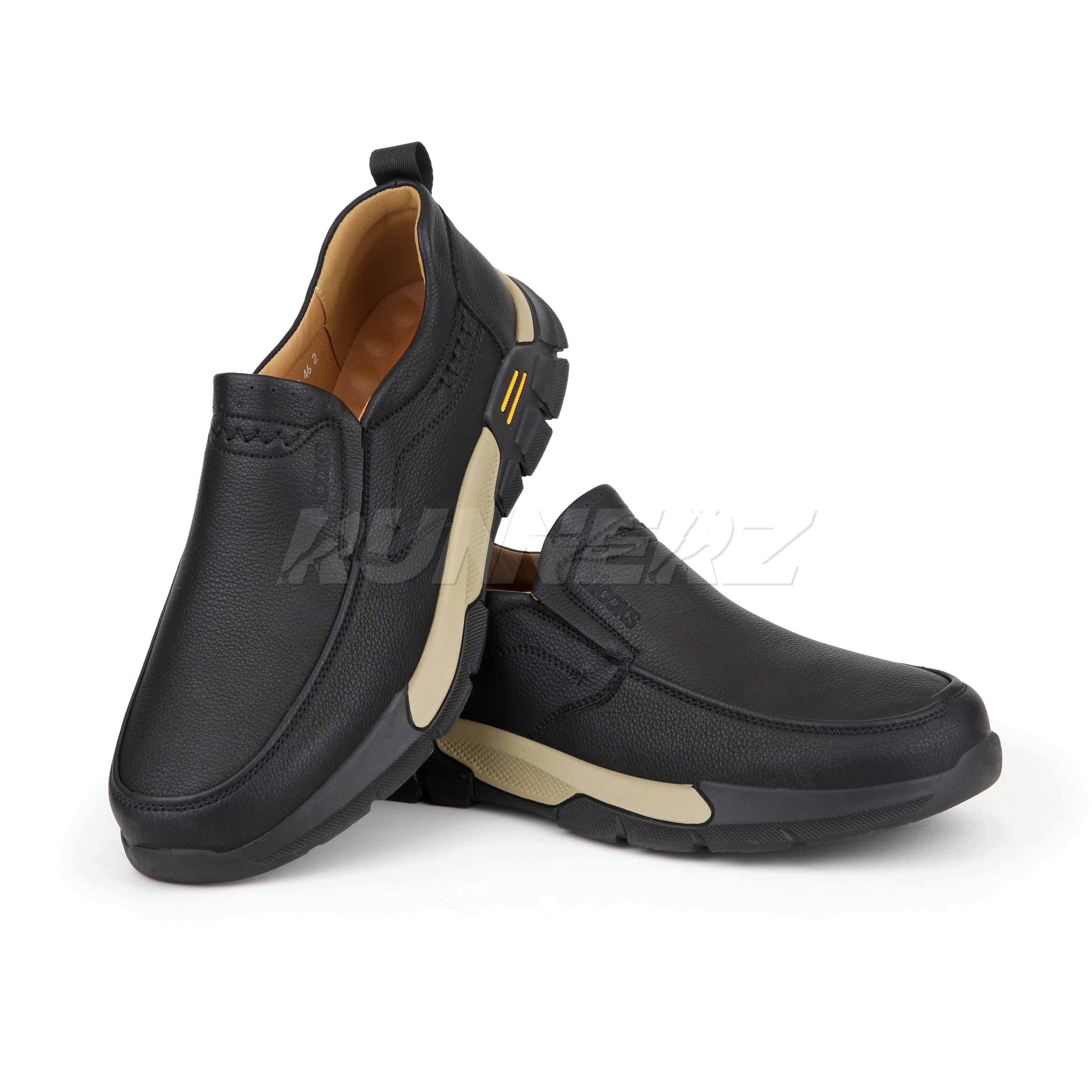 Runnerz Men’s Slip-On Casual Office Shoes | Big Size EU 45–48 | Best Price in Pakistan | SKU-E871-B - Image 2