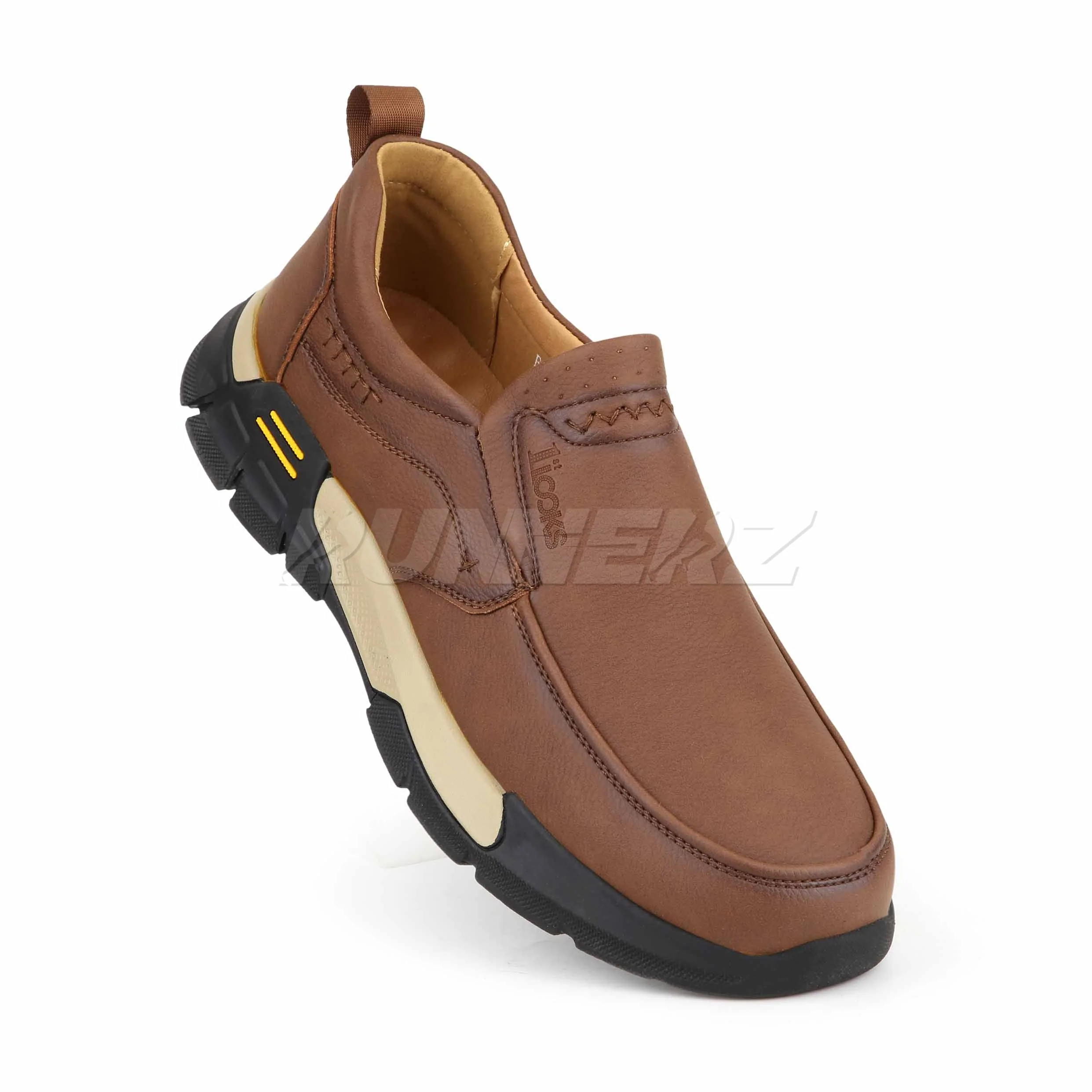 Runnerz Men’s Slip-On Casual Office Shoes | Big Size EU 45–48 | Best Price in Pakistan | SKU-E871-B - Image 4