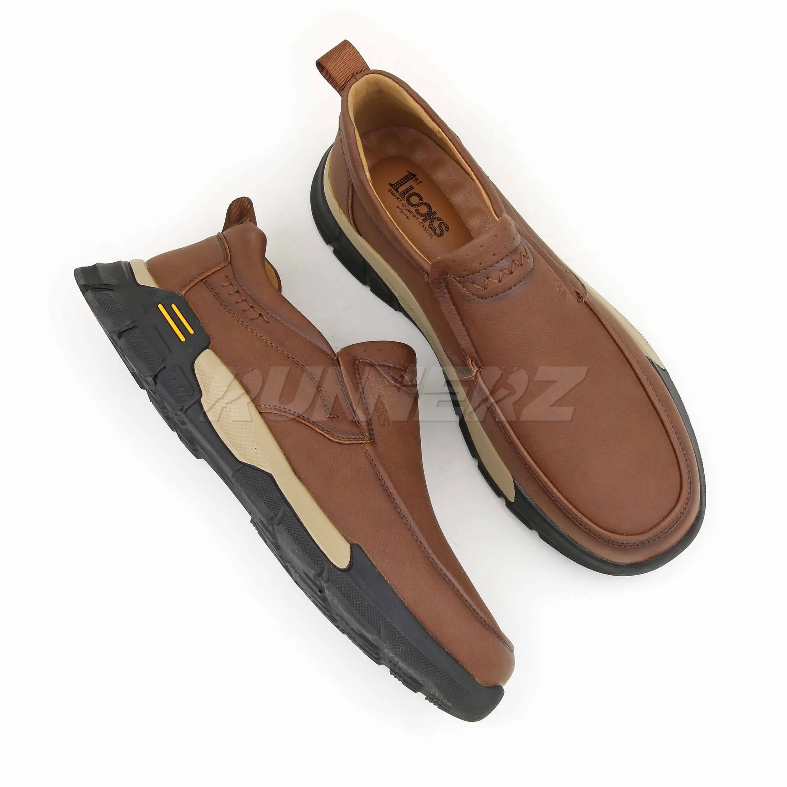 Runnerz Men’s Slip-On Casual Office Shoes | Big Size EU 45–48 | Best Price in Pakistan | SKU-E871-B - Image 7