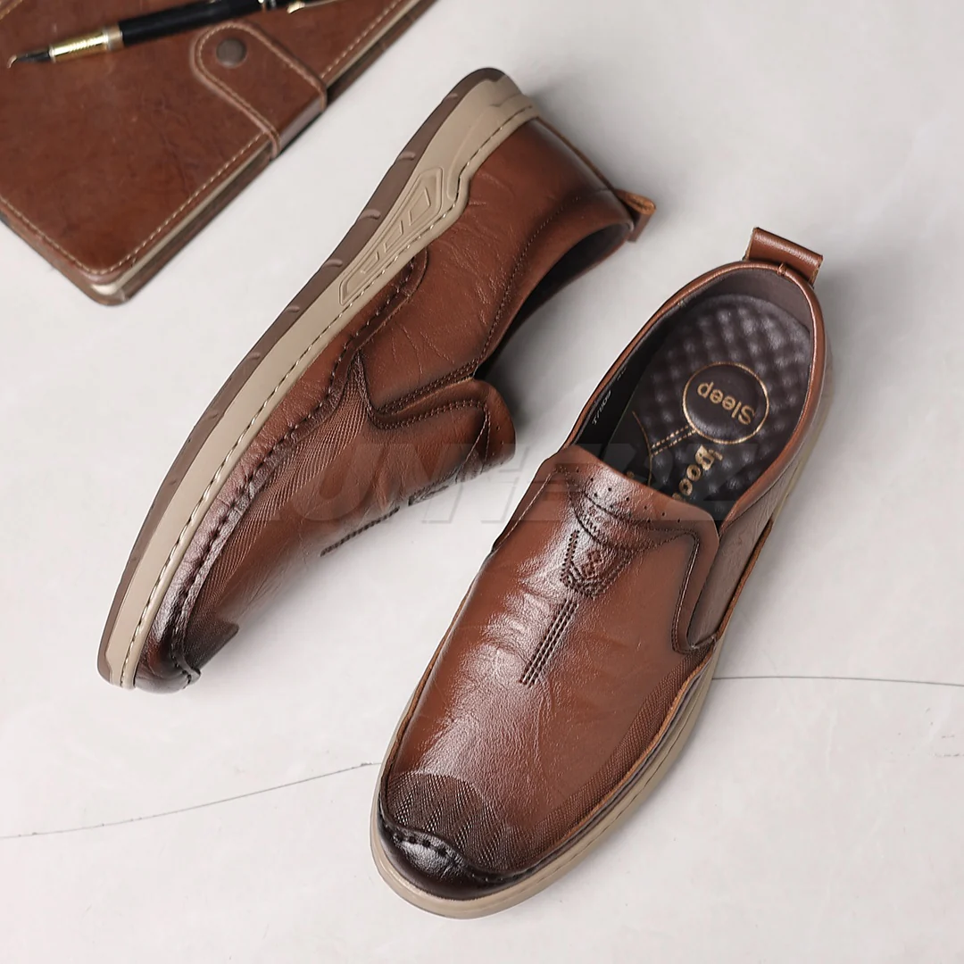 Urban Classic Medicated Shoes for Men in Pakistan – Best Orthopedic Slip-On for Foot Pain & Diabetic T-7809 - Image 13