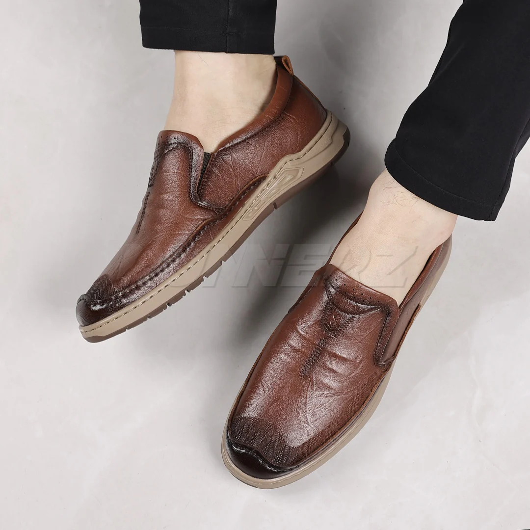 Urban Classic Medicated Shoes for Men in Pakistan – Best Orthopedic Slip-On for Foot Pain & Diabetic T-7809 - Image 4