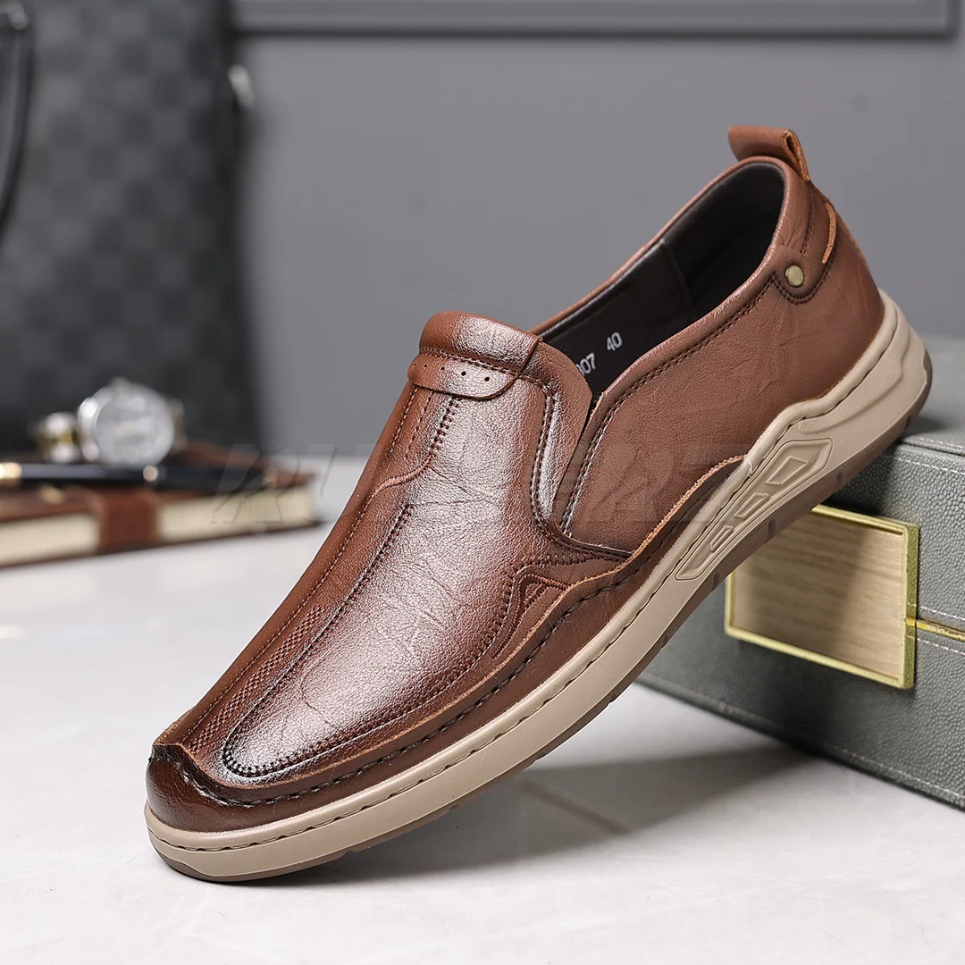 Winchester Men’s Leather Slip-On Shoes – Best Formal & Wedding Footwear for Men in Pakistan T-7807 - Image 3