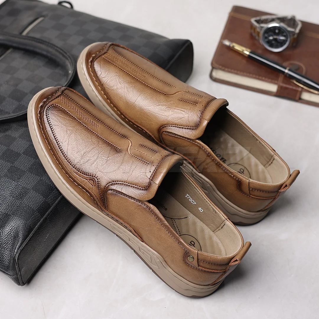 Winchester Men’s Leather Slip-On Shoes – Best Formal & Wedding Footwear for Men in Pakistan T-7807 - Image 7