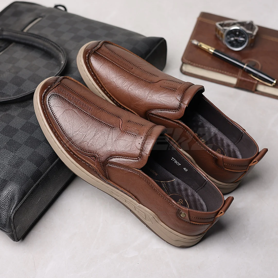 Winchester Men’s Leather Slip-On Shoes – Best Formal & Wedding Footwear for Men in Pakistan T-7807 - Image 9