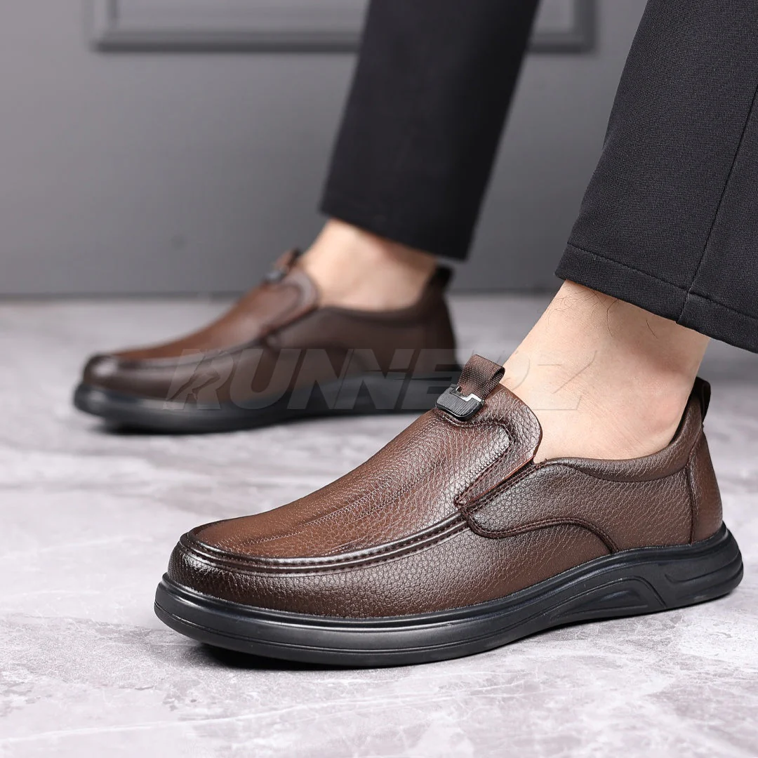 Windsor Classic Leather Slip-Ons – The Perfect Executive Men’s Shoe T-7806 - Image 9